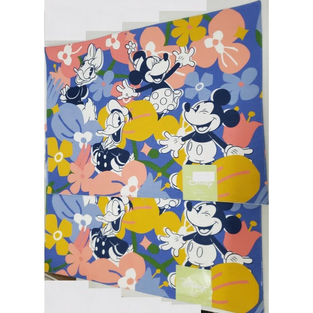 Set of 2 Same Fabric Printed Placemats(13